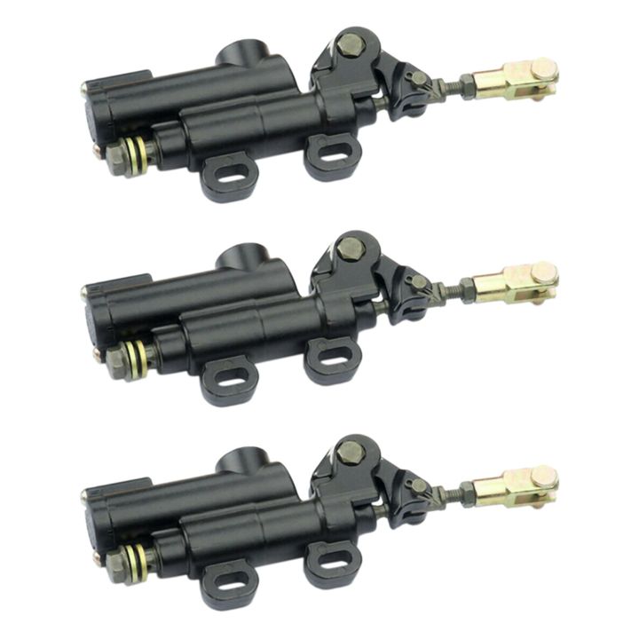 Kqueebee 3X Universal Motorcycle Rear Hydraulic Brake Master Cylinder Pump for ATV Dirt Bike