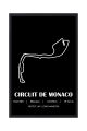 Circuit de Monaco Wall Frame | Formula 1| Wall Frame. 
