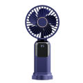 2024 new handheld small fan can be hung neck fan, portable foldable silent office student desktop fan. 