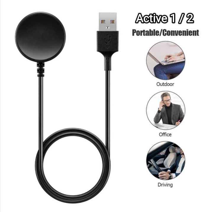 Charging Cable For Samsung Galaxy Watch Active 1and 2 Charger Holder Cradle Dock