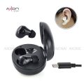 Rechargeable/ITE Hearing Aid Machine For Both Ear For up to 65% Hearing Loss with Dynamic Sound Amplifier For Old Age - Male-Female. 