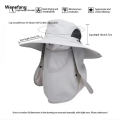 Wenefang Summer Outdoor Sports Men's Fishing Hat Sunscreen Uv Protection Fifty percent discount Breathable Sunshade Printing Casual Mountaineering Fishing Caps. 