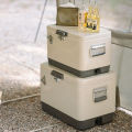 Naturehike Outdoor Camping Picnic 29L 51L Large Capacity Retro Insulation Box Vintage Metal Cooler Box. 
