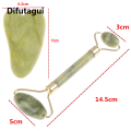 Difutagui 2025 New Roller and Gua Sha Tools by Natural Jade Scraper Massager with Stones for Face. 