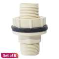 Cream Color Marvel CPVC Tank Adapter 20mm Set Of 6. 