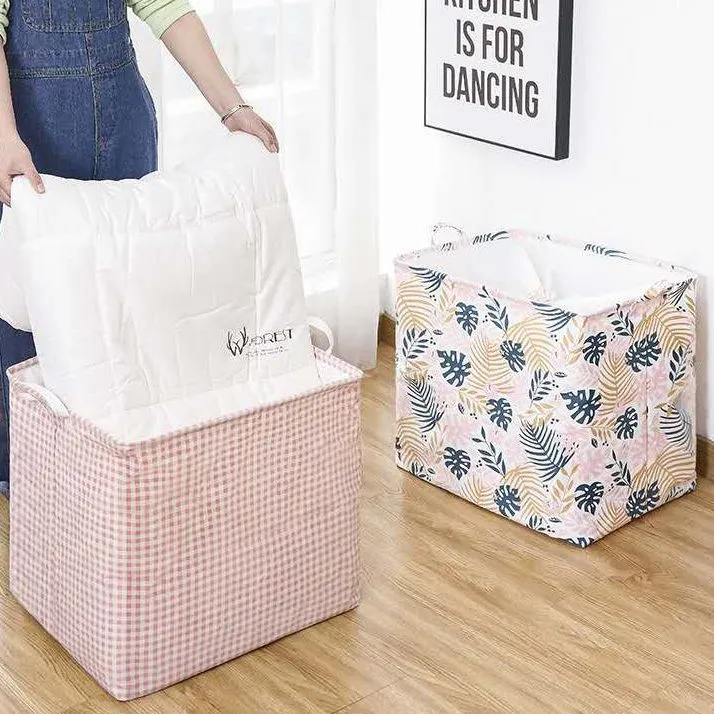 100L%20Capacity%20Cube%20Durable%20Quality%20Cotton%20Linen%20with%20PE%20Waterproof%20Coating%20Coating%20Laundry%20Basket%20Bag%20with%20Handles%20and%20Cover%20-%20Image%206