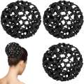 Dance Professional Hotel Staff Invisible Handmade Crochet Cap Nurse Flight Attendant Hair Net Bun. 