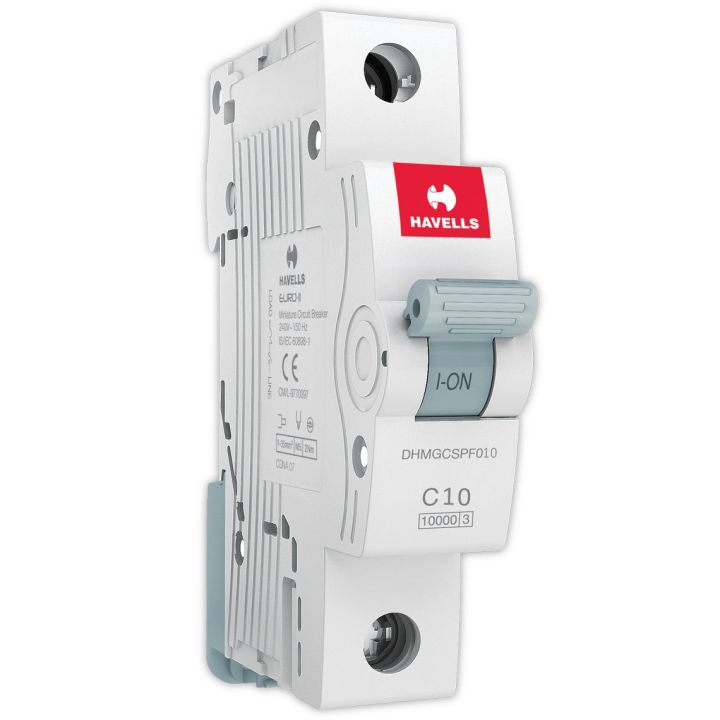Havells Euro-II C- Series SP  MCB 10A (Miniature Circuit Breaker) 10kA (C10) By Bijulipasal
