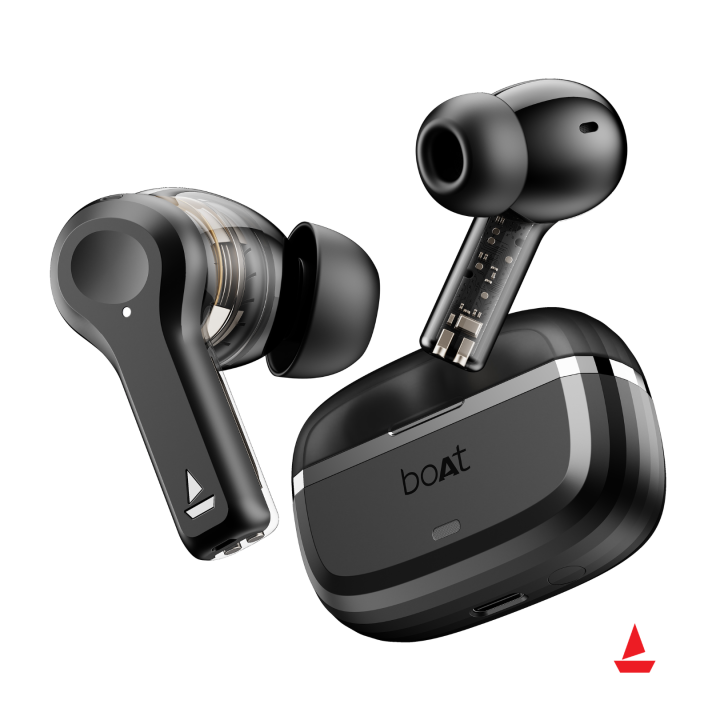boAt Nirvana Space TWS Earbuds with boAt 360º Spatial Audio, 32dB Active Noise Cancellation