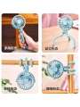 Small Fan Octopus Stroller Rechargeable Mini Handheld Portable Silent Baby Walking Artifact. 