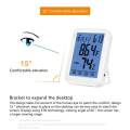 Digital Hygrometer Thermometer Indoor Thermometer Humidity Gauge Touchscreen Alarm Clock Backlight With Table Standing Wall Hanging. 