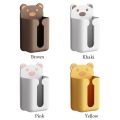1pcs Creative Removable Multifunctional Adhesive Tissue Tissue Box Mask Storage Box Wall Mounted. 