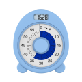 1 PCS Rechargeable Visual Timer with Clock and Night Light,60 Minute Countdown Timer ABS with Low Battery Reminder for Kids Adults. 