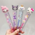 Sanrio Ruler Hello Kitty Kuromi My Melody Cinnamoroll Cartoon Children Students 15cm Ruler Kawaii Stationery Gift Random 1pcs. 