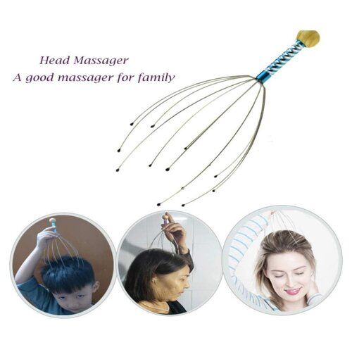 Hand Held Scalp Head Massager For Hair Growth And Pain Relief Head Scalp Massager