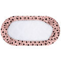 Modeow Universal Bassinet Sheet Soft Satin Baby Cradle Sheet with Cute Cartoon Print Fits Oval Round Rectangular Hourglass Mattresses Easy. 