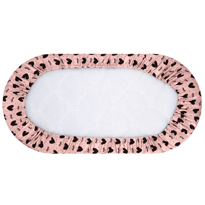 Modeow%20Universal%20Bassinet%20Sheet%20Soft%20Satin%20Baby%20Cradle%20Sheet%20with%20Cute%20Cartoon%20Print%20Fits%20Oval%20Round%20Rectangular%20Hourglass%20Mattresses%20Easy%20-%20Image%205
