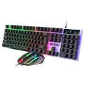 Bajeal T350 Rainbow RGB Back-lit Gaming Keyboard Mouse Combo. 