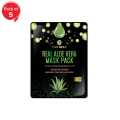 Pax Moly Real Aloe Vera Face Sheet Mask (Pack Of 5). 
