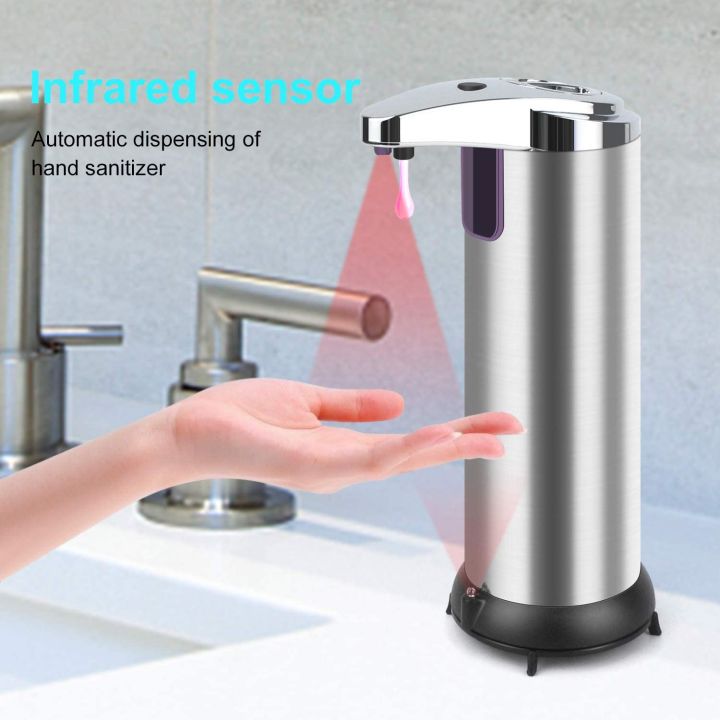 Stainless%20Steel%20Infrared%20Sensor%20Automatic%20Soap%20Dispenser%20250ML%20-%20Silver%20-%20Image%207