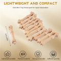 OUMERY 12Pcs DIY Spindles Balusters Wooden Miniature 1/12 Scale Stair Railing Decoration Toys. 