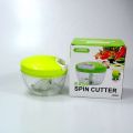 Easy Spin Cutter Manual Food Processor Vegetable Chopper Slicer Grinder Dicer. 