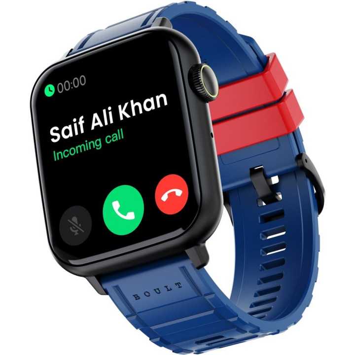 Boult Drift 2 BT calling, 1.85 HD Screen, Working Crown, Sturdy Metallic Frame, SpO2 Smartwatch