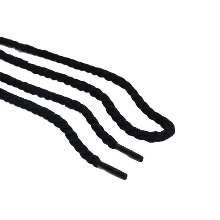 Kuro%20Gold%20Shoelaces%20Compatible%20with%20Air%20Force%20One%20Polyester%20Cotton%20Fine%20Hemp%20Rope%205mm%20Wide%20Black%20Warrior%201%20-%20Image%206