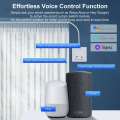 GIRIER Tuya Smart WiFi RF433 Curtain Switch Module for Roller Shutter Blind Motor Supports Timer Function Alexa Alice Hey Google. 