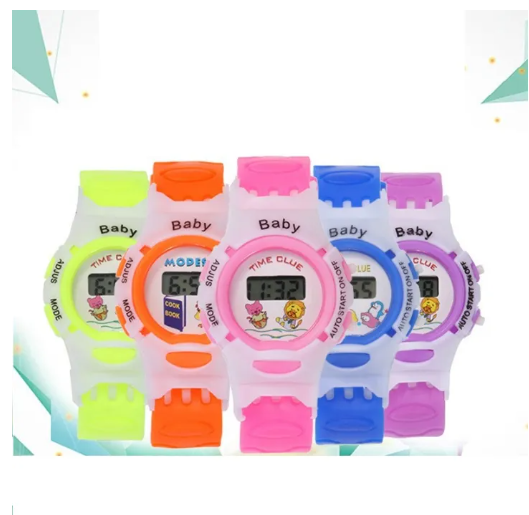 Children's Watch Baby Boy Girl LED Kids Wrist Watch Cute Watch