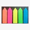 Neon Colorful Office Tag Bookmark Stickers. 