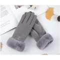 Winter Gloves Women Windproof Waterproof Internal Plush Fashion Warm Skin Friendly Soft Women Gloves. 