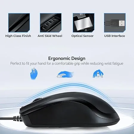 R8%201651%20USB%20Wired%20Mouse%20%7C%20Optical%20Mouse%20%7C%20For%20Computer%20&%20Laptop%20%7C%20Black%20%7C%20100%25%20Genuine%20-%20Image%202