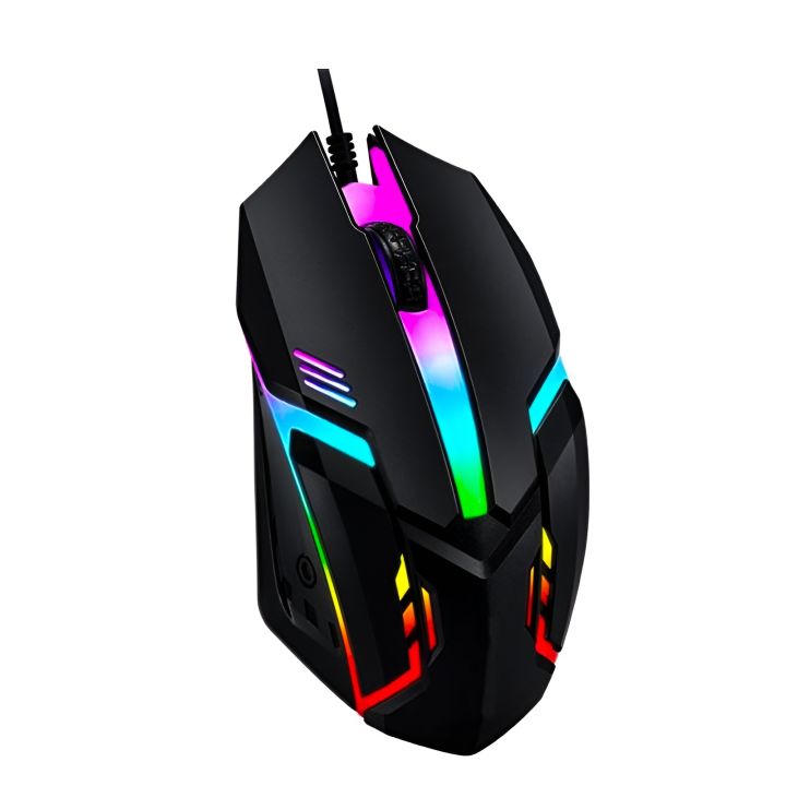 Gaming Mouse |  Mouse With RGB LED Light | 2400DPI 10M Clicks Wired Gaming Mouse