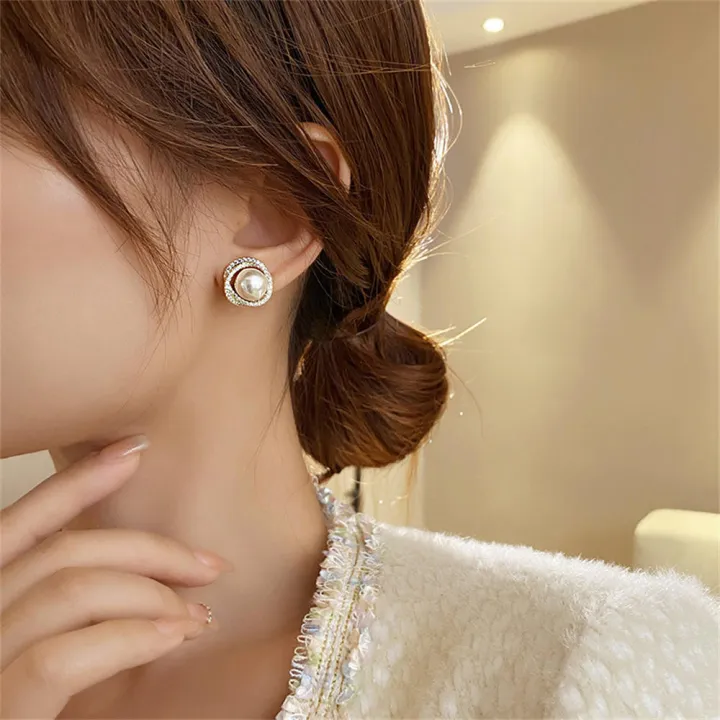 Pearl%20Earrings%20Stud%20Earrings%20Wedding%20Jewelry%20Gift%20Earrings%20Stud%20Earring%20-%20Image%202