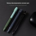 Likovie Writing Gel Pen Rotation Answer Black Gel Pen Silent Bearing Design Comfortable Grip Rotatable Ballpoint Pen for Kids in Asia Anxiety. 