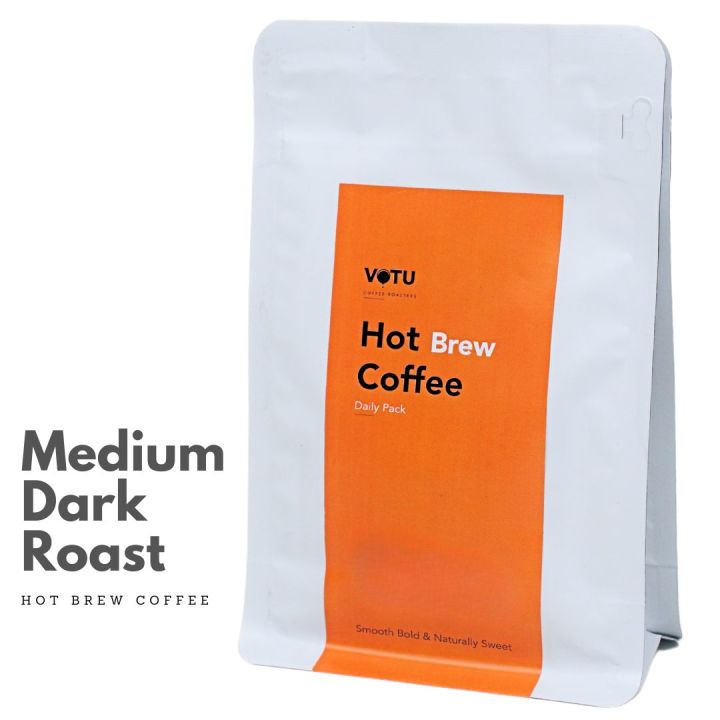 VOTU Coffee - Hot Brew Coffee - Medium Dark Roast