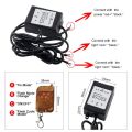 Portable 12V Car Light Controller with Remote Control Universal Wireless Strobe Control Module Easy To Use 16 Modes DRL Flash Controller System For Car Motorcycle Strobe Control. 