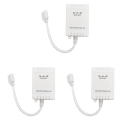 JAERBEE 3X Tuya Zigbee Smart LED Controller RGB for Light Strip 5V-24V Compatible ZHA Zigbee2MQTT Tasmota Alexa Home. 