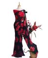 Women's Print Chiffon Saree Fashionable Indian Costume Wedding Guest Wear Women's Clothing. 