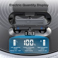 Wiresto Wireless Earbuds Mini Bluetooth 5.0 Earphone Stereo Headphone Sport Earpiece Touch Control Binaural Call Small Invisible Headset with Microphone Free Case Box Charging Case. 