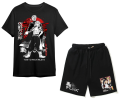 Tokyo Revenger Anime Combo Printed T-Shirt And Half Pant For Men And Women - Fashion | T-Shirt And Pants | Unisex. 