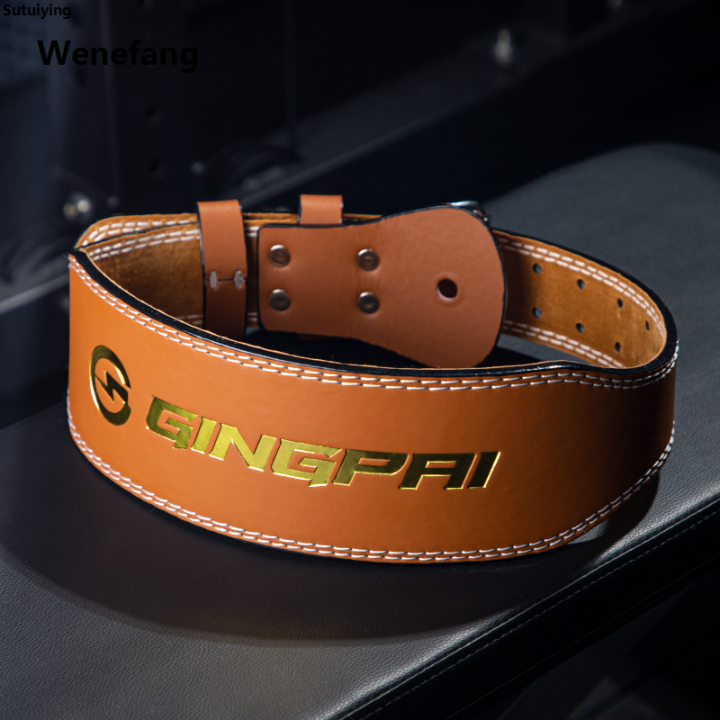 Wenefang%20Sutuiying%2010cm%20Width%20Fitness%20Leather%20Belt%20Squat%20Hard%20Pull%20Waist%20Training%20New%20Hot%20Selling%20Sports%20Waist%20Protective%20Gear%20Weightlifting%20Fast%20Buckle%20Belt%20-%20Image%203