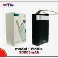 Hitech 30000mAh Power Bank with LED Light. 