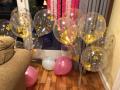 12  Inch Gold Confetti Balloons - 15 Pcs. 