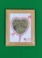 Leaf Art Pipal Pat Photo Frame Gift / Teej Pat. 