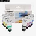 Art Ranger Artist Metallic Acrylic Color Paint Set, 8 Tubes Each 22ML | Ready To Use Acrylic Color Paint. 