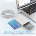 + NFC 2-In-1 Smart Card Reader PC-Linked Dual-Interface Smart Card Reader/Writer PCSC Smart Card Reader. 