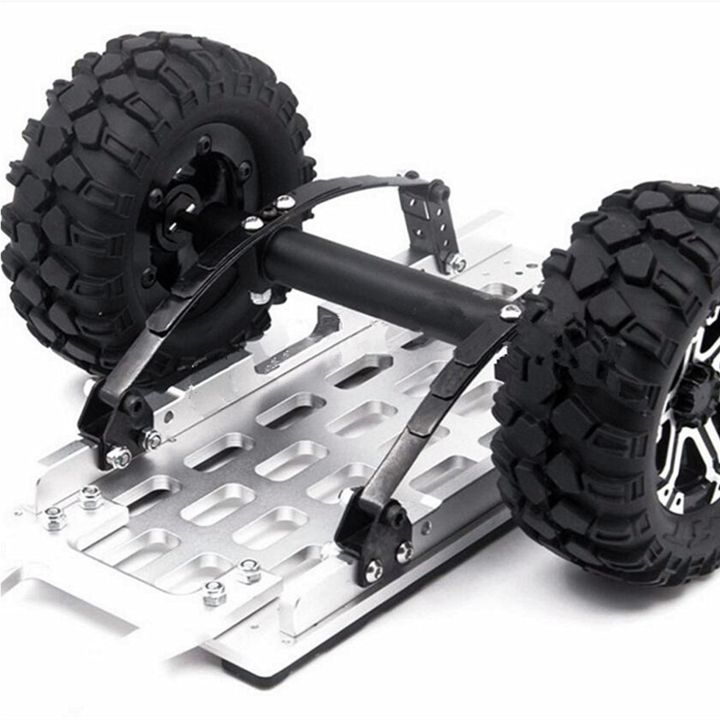 NAMUNY%20Blue%20RC%20Metal%207.0%20Wheel%20Hex%2012mm%20Drive%20with%204Pcs%201/10%20Leaf%20Springs%20Set%20HighLift%20Chassis%20-%20Image%202