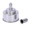 QUANBU 2X Stainless Steel Alcohol Burner, Lab Spirit Lamp, 200 Ml (6.7 Oz). 